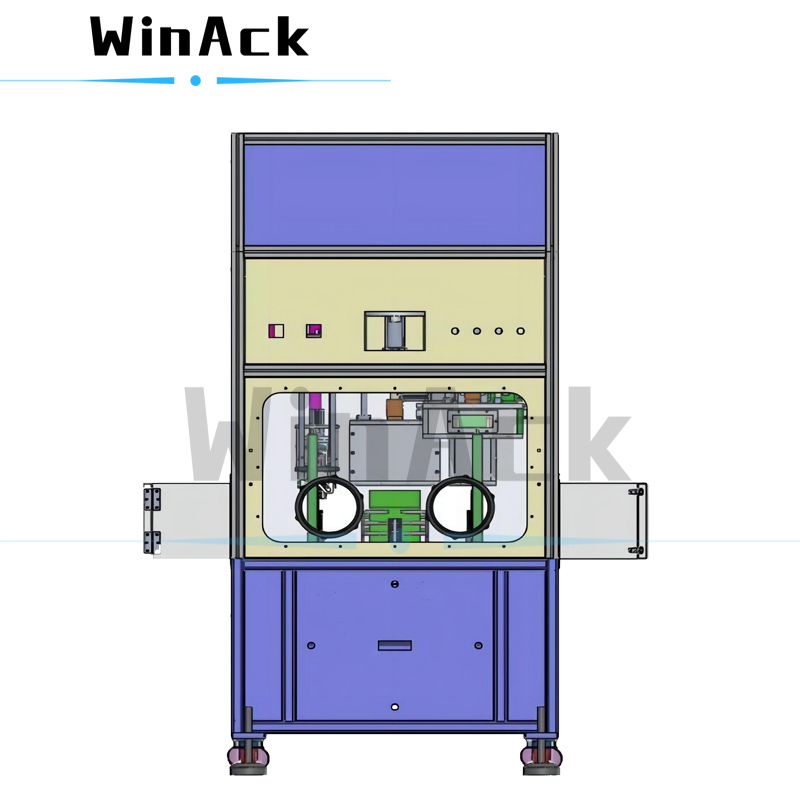 Il processo di riempimento dell'elettrolita è una parte fondamentale della produzione di batterie al litio e il peso di riempimento dell'elettrolita influisce direttamente sulle prestazioni elettrochimiche e sulla sicurezza delle celle della batteria Con il rapido sviluppo dell'industria delle batterie al litio, i produttori di batterie hanno requisiti sempre più elevati per l'accuratezza del riempimento dell'elettrolita, stabilità della macchina di riempimento dell'elettrolita e velocità di riempimento dell'elettrolita.  Attualmente, ci sono ancora molti aspetti del processo di riempimento dell'elettrolita della batteria che devono essere migliorati, come il livello di vuoto, il tasso di perdita, i residui di elettrolita, il lungo tempo di riempimento e la scarsa tenuta dell'ugello di riempimento.  1.Problemi relativi al livello di vuoto e al tasso di perdita.  La riempitrice di elettroliti ha requisiti molto elevati per il grado di vuoto, che dovrebbe essere inferiore a -99kPa e il tasso di perdita dovrebbe essere inferiore a 1kPa/2min.  Attualmente,  le macchine per il riempimento di elettroliti utilizzano comunemente guarnizioni filettate, che non possono più soddisfare i requisiti di alto vuoto e basso tasso di perdita dei processi di riempimento di elettroliti ad alta velocità e richiedono una tecnologia di tenuta dell'estremità statica più avanzata per ottenere un alto vuoto e un basso tasso di perdita.  2. Problemi residui di elettroliti.  Se la forza interna o la levigatezza della macchina di riempimento dell'elettrolita non è sufficiente, l'elettrolita residuo all'interno della macchina renderà il volume di iniezione meno preciso.  Il corpo della tazza di riempimento dell'elettrolita necessita di un trattamento speciale per migliorare la levigatezza del corpo della tazza, ridurre efficacemente i residui di elettrolita, migliorare l'accuratezza del riempimento dell'elettrolita e ridurre efficacemente l'inquinamento secondario causato dai residui di elettrolita.  3. L'ugello di riempimento non è sigillato ermeticamente e si verifica un fenomeno di spruzzatura di liquidi.  L'ugello di riempimento si consumerà dopo molto tempo e l'effetto di riempimento una tantum non è l'ideale e la scarsa tenuta produrrà uno spruzzo di liquido.  Il design dell'ugello di riempimento deve essere aggiornato con un design speciale per aumentare le prestazioni di tenuta per prevenire efficacemente la spruzzatura di liquido.  4. Lungo tempo di riempimento isobarico.  Considerando la sicurezza e la difficoltà di lavorazione, la pressione di riempimento isobarica è solitamente fissata a circa 0,8 Mpa, con conseguente tempo di riempimento relativamente lungo.  Aumentare la pressione di riempimento, accorciare il tempo di riempimento e accelerare la diffusione dell'elettrolita è ciò di cui il processo di iniezione isobarica deve migliorare.  Per riassumere, per i produttori di riempitrici di elettroliti per batterie, con la premessa di garantire l'accuratezza e la velocità di riempimento,  come ottenere le prestazioni del prodotto e l'innovazione di processo della riempitrice di elettroliti per soddisfare la nuova domanda di produzione di batterie su larga scala è diventato il problema più urgente di fronte a noi.  WinAck Group è in grado di fornire soluzioni complete per il riempimento dell'elettrolita della batteria.  Passa da noi, contattaci per una soluzione che possa aiutarti ad avere successo.  Per batterie migliori, Win & Ack!